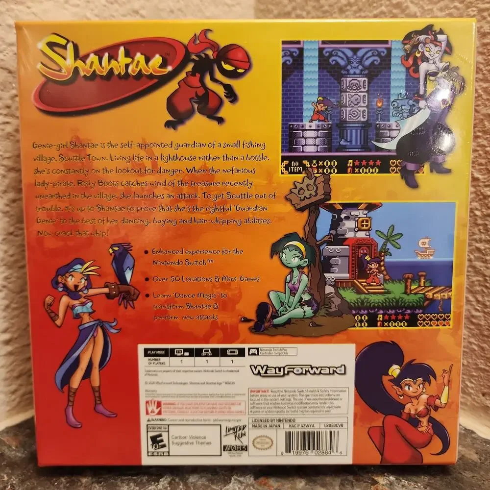 Game - Shantae [Retro Box Edition] (NEW) - Switch - Limited Run Games